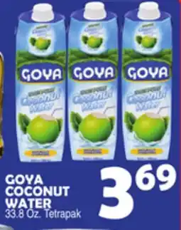 Bravo Supermarkets GOYA COCONUT WATER offer