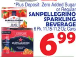 Bravo Supermarkets SANPELLEGRINO SPARKLING BEVERAGE offer