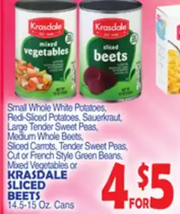 Bravo Supermarkets KRASDALE SLICED BEETS offer