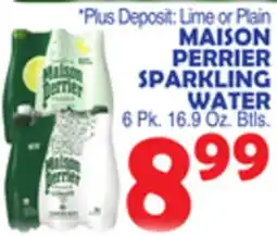 Bravo Supermarkets MAISON PERRIER SPARKLING WATER offer
