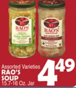 Bravo Supermarkets RAO'S SOUP offer
