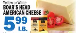Bravo Supermarkets BOAR'S HEAD AMERICAN CHEESE offer