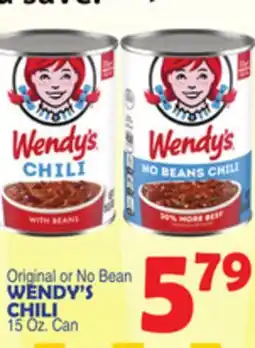 Bravo Supermarkets WENDY'S CHILI offer
