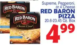 Bravo Supermarkets RED BARON PIZZA offer