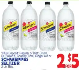 Bravo Supermarkets SCHWEPPES SELTZER offer