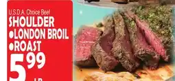 Bravo Supermarkets SHOULDER • LONDON BROIL • ROAST offer
