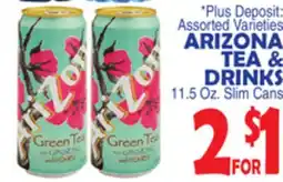 Bravo Supermarkets ARIZONA TEA & DRINKS offer