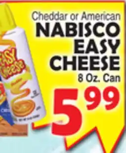 Bravo Supermarkets NABISCO EASY CHEESE offer
