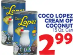 Bravo Supermarkets COCO LOPEZ CREAM OF COCONUT offer