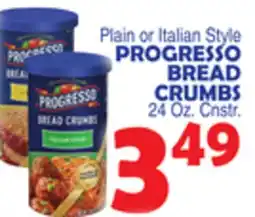 Bravo Supermarkets PROGRESSO BREAD CRUMBS offer