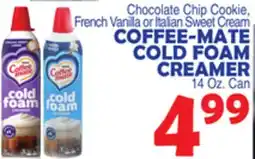 Bravo Supermarkets COFFEE-MATE COLD FOAM CREAMER offer