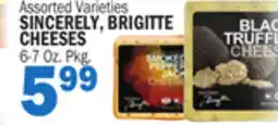 Bravo Supermarkets SINCERELY, BRIGITTE CHEESES offer
