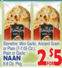 Bravo Supermarkets Stonefire NAAN, 8.8 Oz. Pkg offer