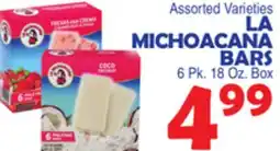Bravo Supermarkets LA MICHOACANA BARS offer