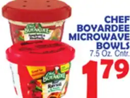 Bravo Supermarkets CHEF BOYARDEE MICROWAVE BOWLS offer