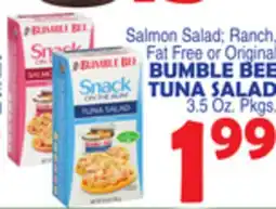 Bravo Supermarkets BUMBLE BEE TUNA SALAD offer