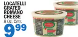 Bravo Supermarkets LOCATELLI GRATED ROMANO offer