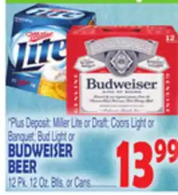 Bravo Supermarkets BUDWEISER BEER offer