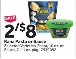 Stop&Shop Rana Pasta or Sauce offer