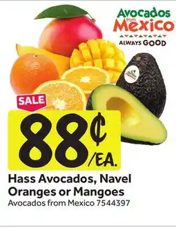 Stop&Shop Hass Avocados, Navel Oranges or Mangoes offer