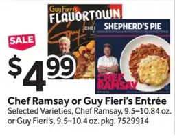 Stop&Shop Chef Ramsay or Guy Fieri's Entrée offer