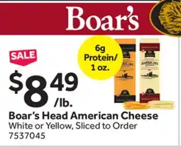 Stop&Shop Boar's Head American Cheese offer