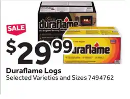 Stop&Shop Duraflame Logs offer