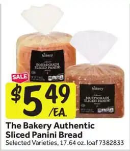Stop&Shop The Bakery Authentic Sliced Panini Bread offer