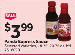 Stop&Shop Panda Express Sauce offer