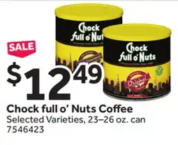 Stop&Shop Chock full o'Nuts Coffee offer