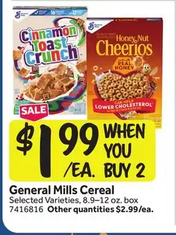 Stop&Shop General Mills Cereal offer