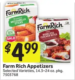 Stop&Shop Farm Rich Appetizers offer