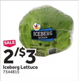 Stop&Shop Iceberg Lettuce offer