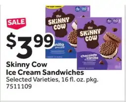 Stop&Shop Skinny Cow Ice Cream Sandwiches offer