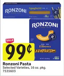 Stop&Shop Ronzoni Pasta offer
