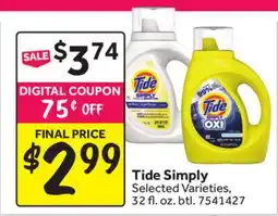 Stop&Shop Tide Simply offer
