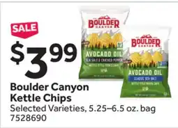 Stop&Shop Boulder Canyon Kettle Chips offer