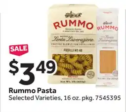 Stop&Shop Rummo Pasta offer