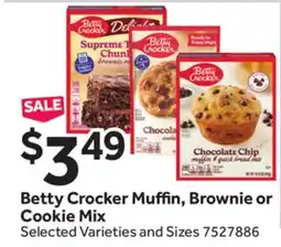 Stop&Shop Betty Crocker Muffin, Brownie or Cookie Mix offer