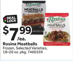 Stop&Shop Rosina Meatballs offer