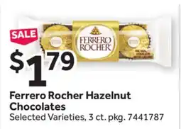 Stop&Shop Ferrero Rocher Hazelnut Chocolates offer
