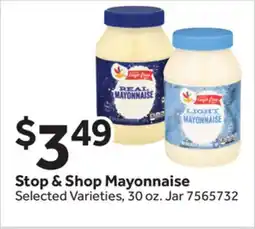 Stop&Shop Stop & Shop Mayonnaise offer