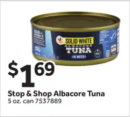 Stop&Shop Stop & Shop Albacore Tuna offer