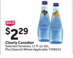 Stop&Shop Clearly Canadian offer