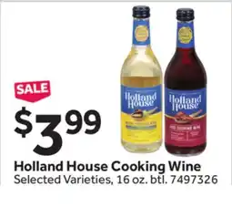 Stop&Shop Holland House Cooking Wine offer