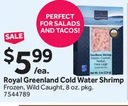 Stop&Shop Royal Greenland Cold Water Shrimp offer
