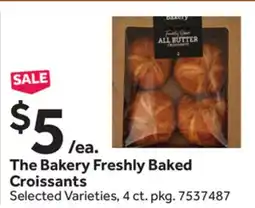 Stop&Shop The Bakery Freshly Baked Croissants offer