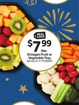 Stop&Shop Octagon Fruit or Vegetable Tray offer