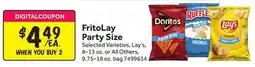 Stop&Shop FritoLay Party Size offer