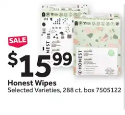 Stop&Shop Honest Wipes offer